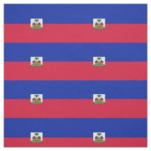 Haiti Flag Fabric