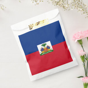 Haiti flag favour bags