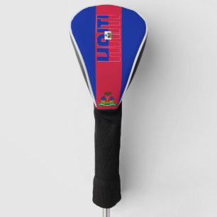 Haiti Flag Gorgeous Patriotic Golf Head Cover