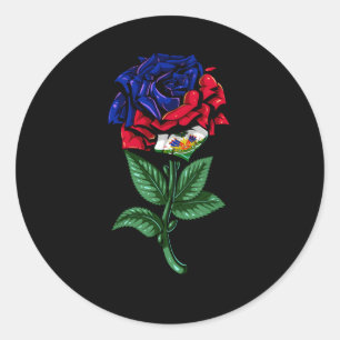 Haiti Flag Haitian Classic Round Sticker