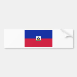 Haiti Flag HT Bumper Sticker