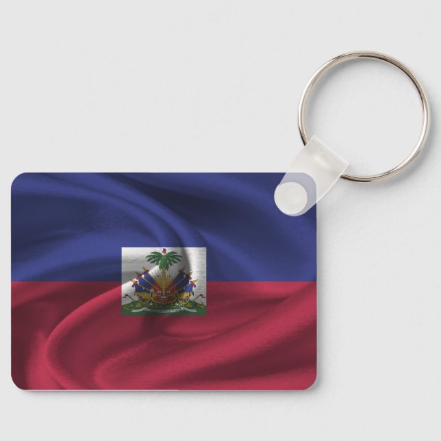 Haiti Flag Keychain (Front)