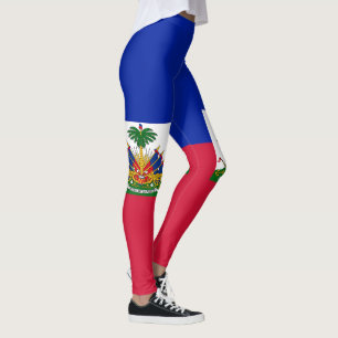 Haiti Flag Leggings