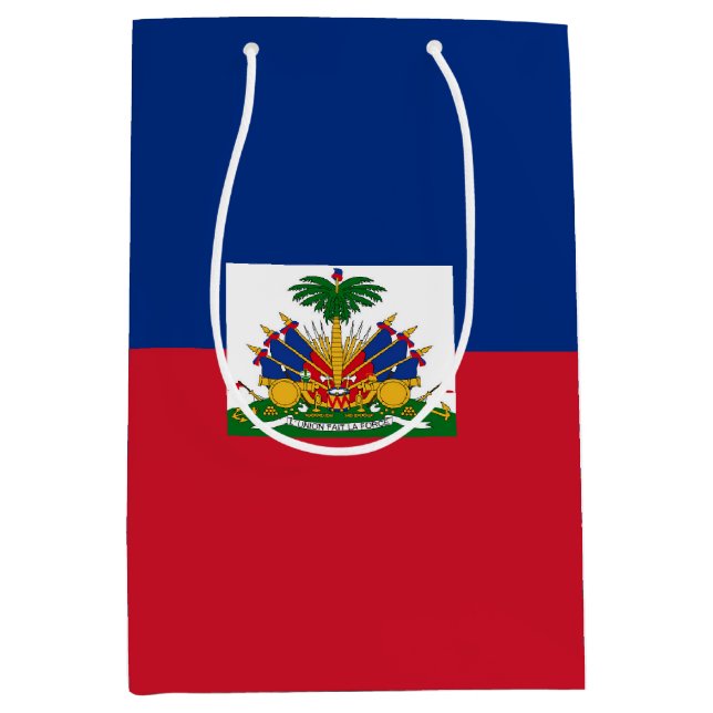 Haiti flag medium gift bag (Front)