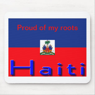 Haiti flag mousepads