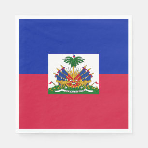 Haiti Flag Napkin