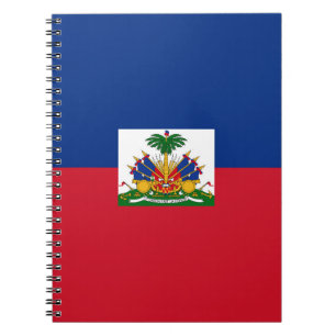 Haiti flag notebook