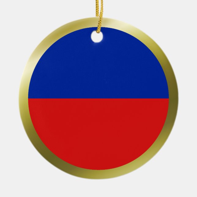Haiti Flag Ornament (Front)