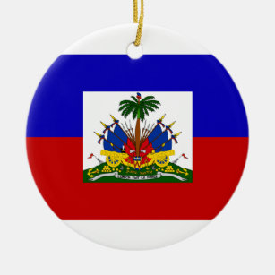 HAITI FLAG ORNAMENT