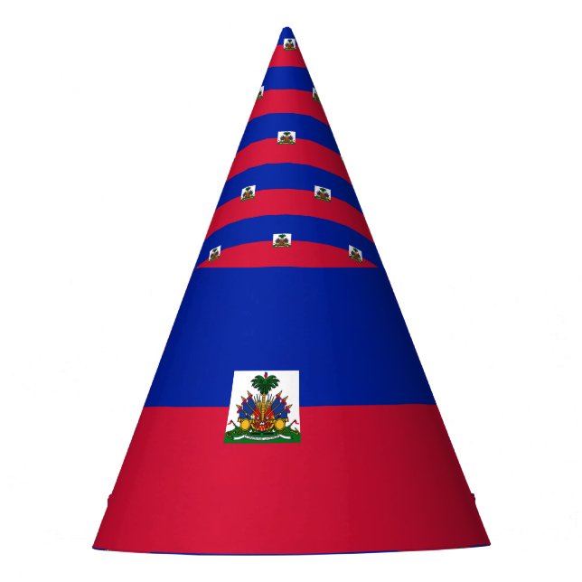 Haiti Flag Party Hat (Front)