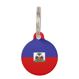 Haiti Flag Pet Tag