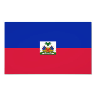 Haiti Flag Photo Print
