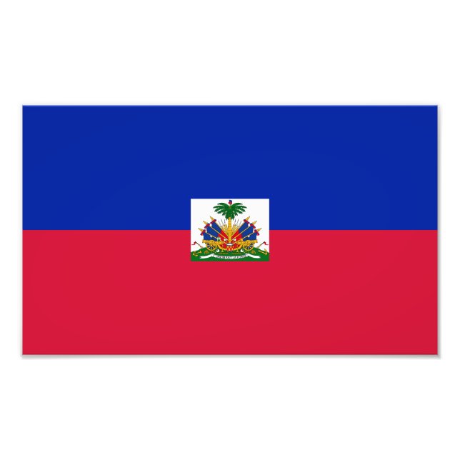 Haiti Flag Photo Print (Front)