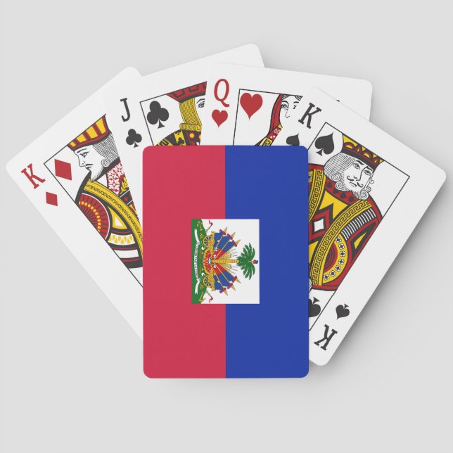 Haiti Flag Playing Cards (Back)