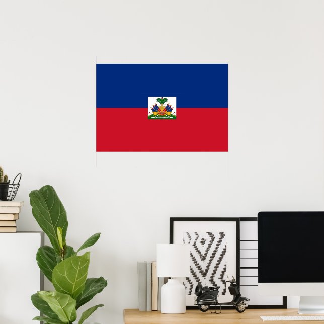 Haiti flag poster (Home Office)