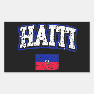 Haiti Flag Rectangular Sticker