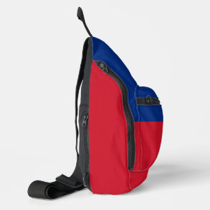 Haiti flag sling bag