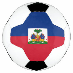 Haiti flag soccer ball