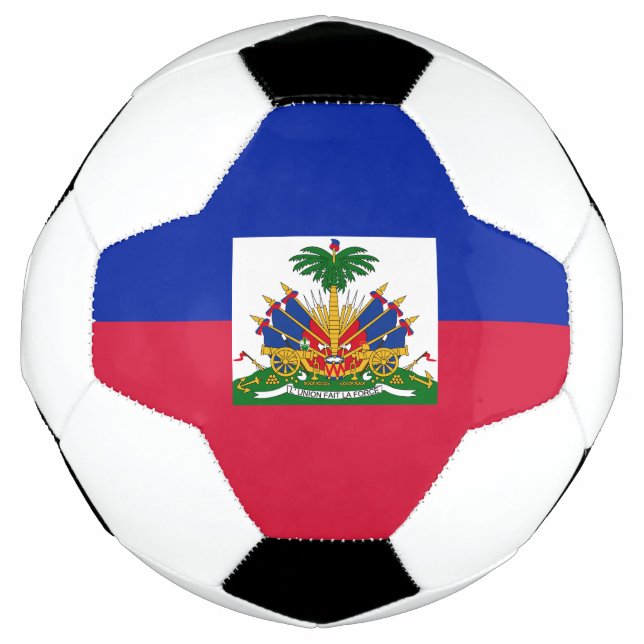 Haiti Flag Soccer Ball (Front)