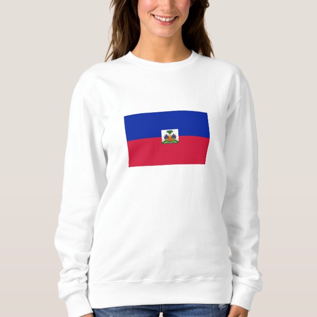 Haiti Flag Sweatshirt (Front)