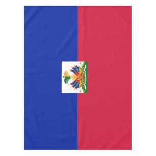 Haiti flag tablecloth