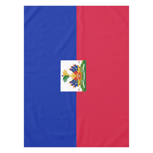 Haiti flag  tablecloth (Front)