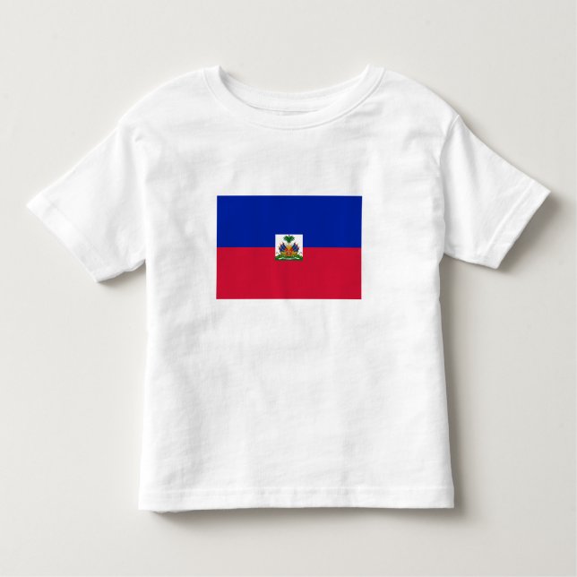 Haiti Flag Toddler T-Shirt (Front)