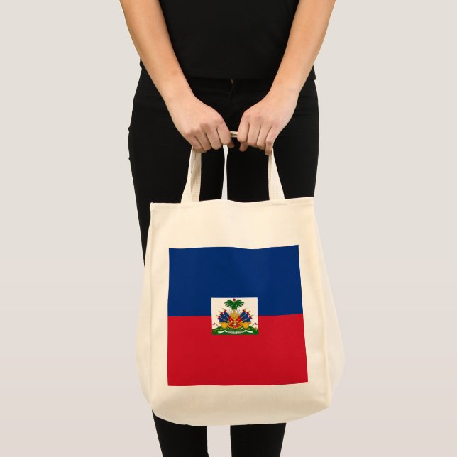 Haiti flag tote bag (Front (Product))