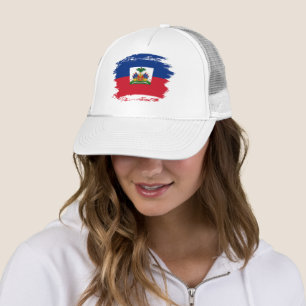 Haiti flag trucker hat