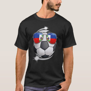 Haiti Football Fan Sunglass Soccer Haitian T-Shirt