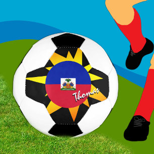 Haiti Football & Haitian Flag / BANG Soccer Ball