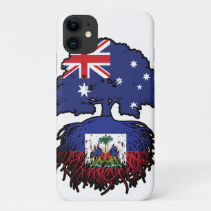 Haiti Haitian Australian Australia Tree Roots Flag Case-Mate iPhone Case