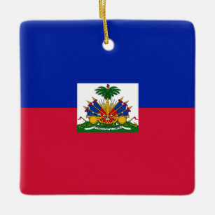 Haiti (Haitian) Flag  Ceramic Ornament