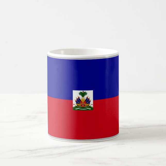 Haiti - Haitian flag - Coffee Mug (Center)