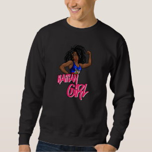 Haiti Haitian Flag Day Proud Ayiti Woman Unbreakab Sweatshirt