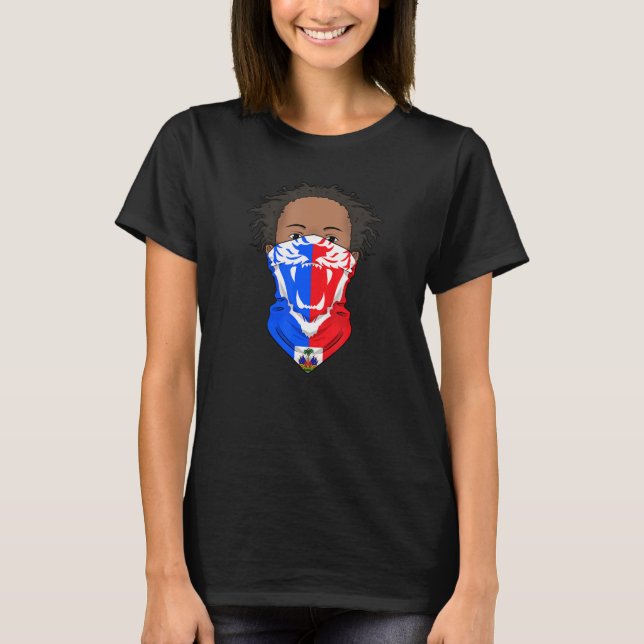 Haiti Haitian Flag Day Proud Country Love Ayiti Ma T-Shirt (Front)