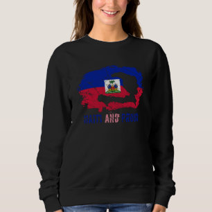 Haiti Haitian Flag Day Proud Love Ayiti Country Sweatshirt