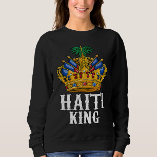 Haiti Haitian Flag Day Proud Prince Boy Ayiti Kid Sweatshirt