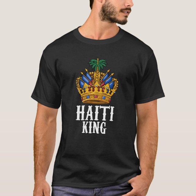 Haiti Haitian Flag Day Proud Prince Boy Ayiti Kid  T-Shirt (Front)