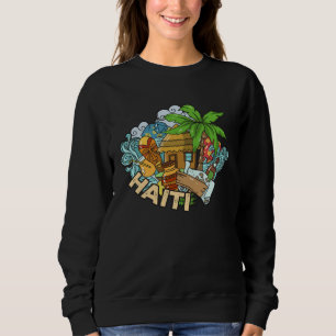 Haiti Haitian Flag Day Proud Strong Ayiti Pride 2 Sweatshirt