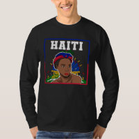 Haiti Haitian Flag Day Proud Woman Ayiti Girl  1