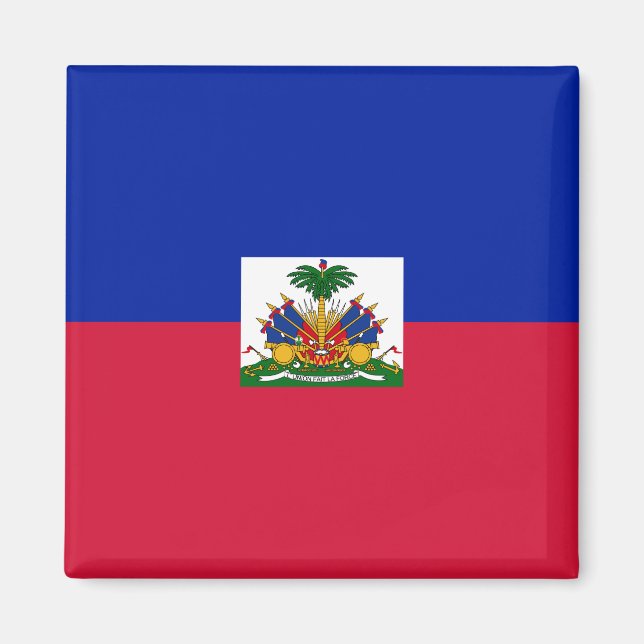 Haiti (Haitian) Flag Magnet (Front)