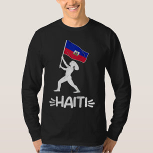 Haiti Haitian Love Flag Proud Woman Princess Crown T-Shirt