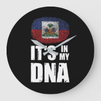Haiti It's In My DNA Fingerprint Haitian Flag