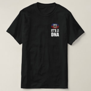 Haiti It's In My DNA Haitian Pride Fingerprint T-Shirt
