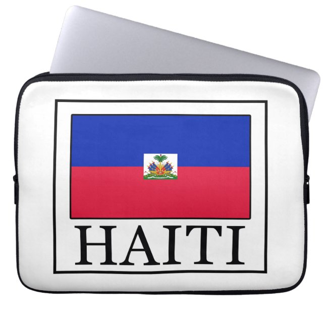 Haiti laptop sleeve (Front)