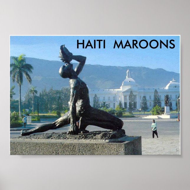 HAITI  MAROONS POSTER (Front)