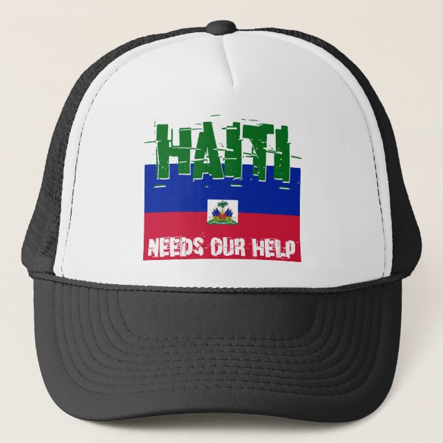 Haiti Needs Our Help Trucker Hat (Front)