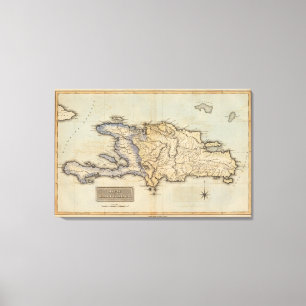 Haiti or Saint Domingo Canvas Print