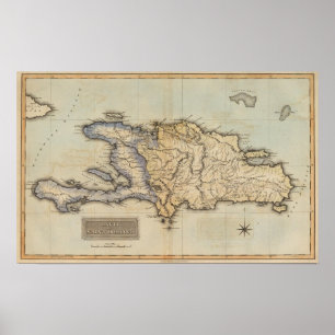 Haiti or Saint Domingo Poster